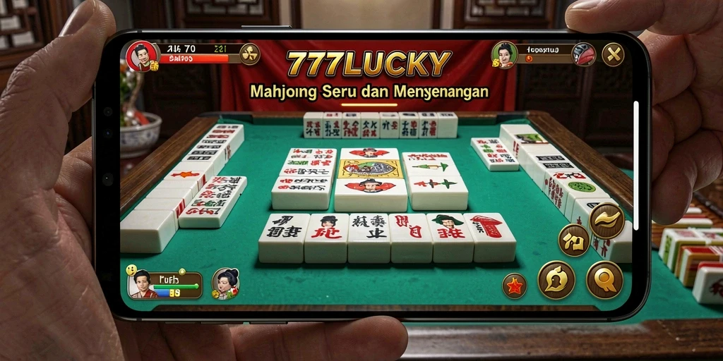Screenshot menampilkan permainan Mahjong yang seru dan interaktif.
