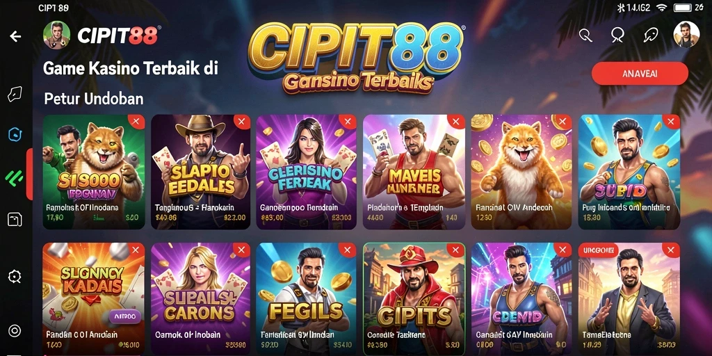 Screenshot gameplay Kasino CIPIT88 menampilkan aksi yang memukau dan interaksi sosial.
