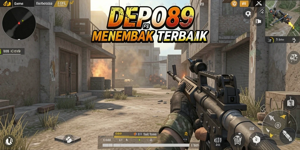 Screenshot DEPO89 menampilkan aksi gameplay FPS yang mendebarkan.