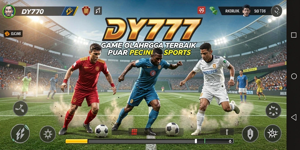 Gameplay seru DY777 yang menampilkan kompetisi olahraga.