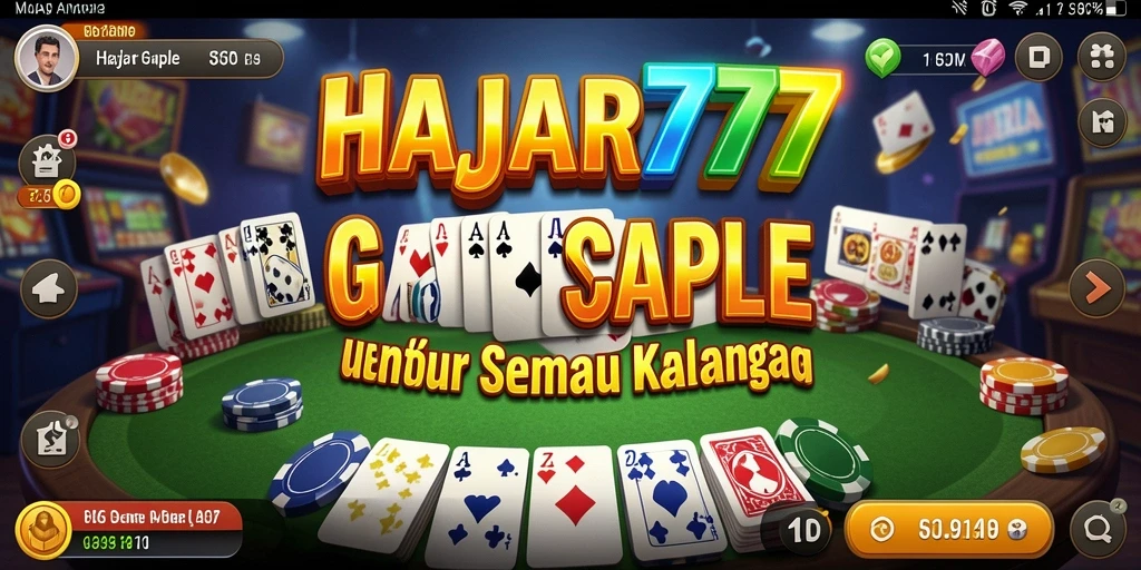 Tampilan gameplay seru dan interaktif di HAJAR777.