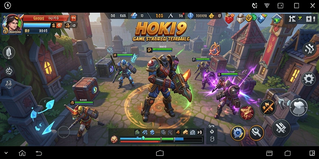 Gameplay SLG yang intens dan mendebarkan di HOKI9.
