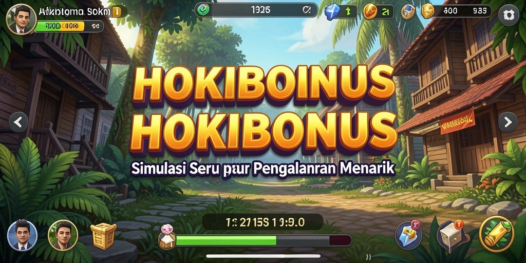 Tampilan menarik dari gameplay HOKIBONUS yang penuh warna.