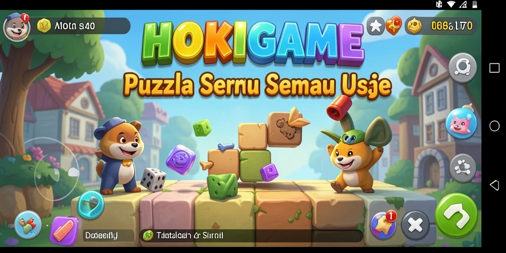 Tampilan gameplay HOKIGAME yang menantang dan menarik.