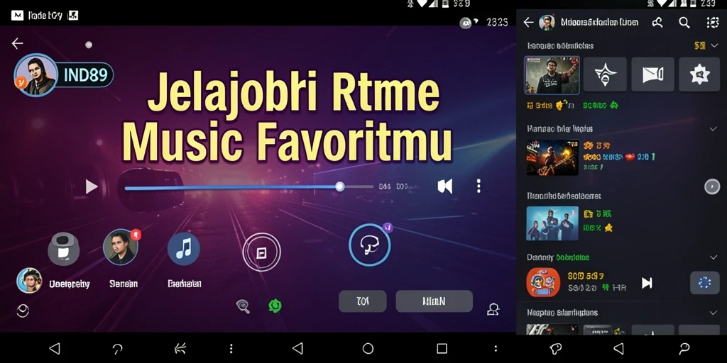 Tangkapan layar menunjukkan pengalaman bermain musik yang menarik di IND89.
