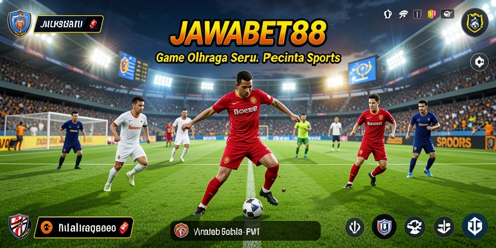 Tampilan gameplay seru di JAWABET88 dengan aksi olahraga yang mendebarkan.