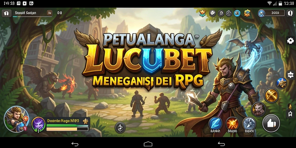 Tampilan menarik dari gameplay epic dalam LUCUBET RPG.