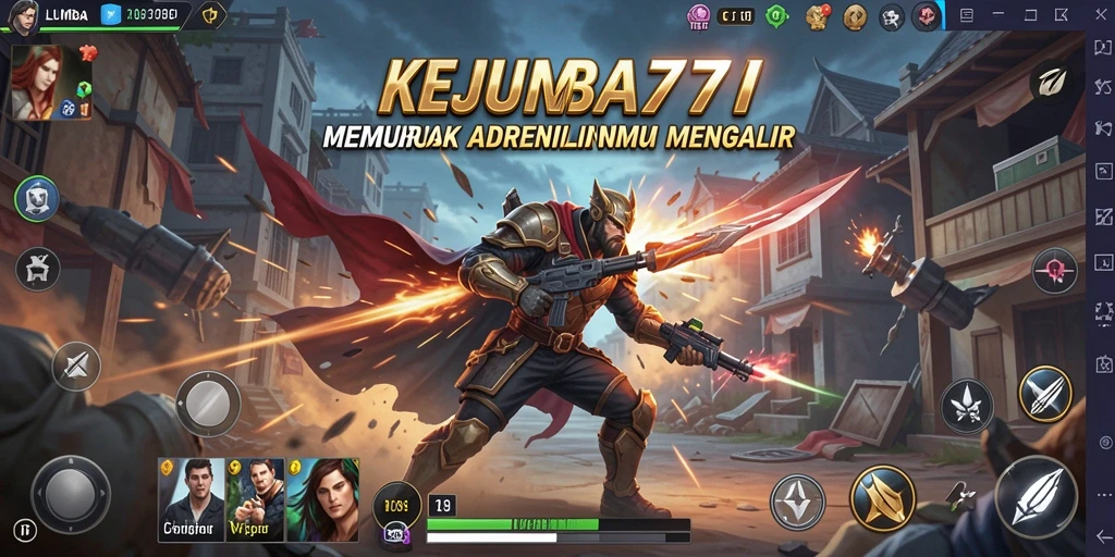 Tampilan gameplay seru dan mendebarkan di LUMBA77.