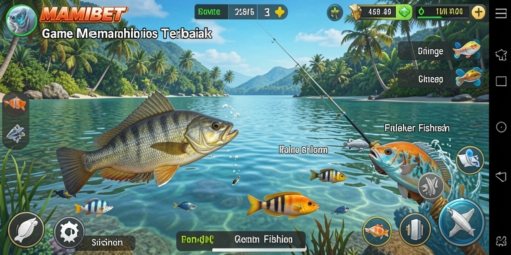 Tangkapan ikan besar dalam gameplay menarik MAMIBET.