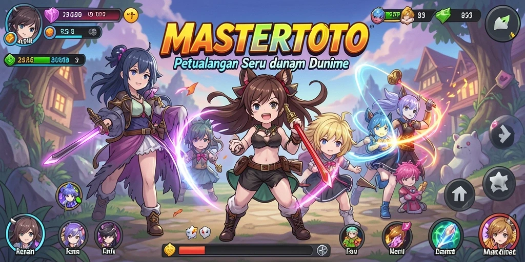 Tampilan gameplay yang menarik dan penuh warna dari MASTERTOTO.