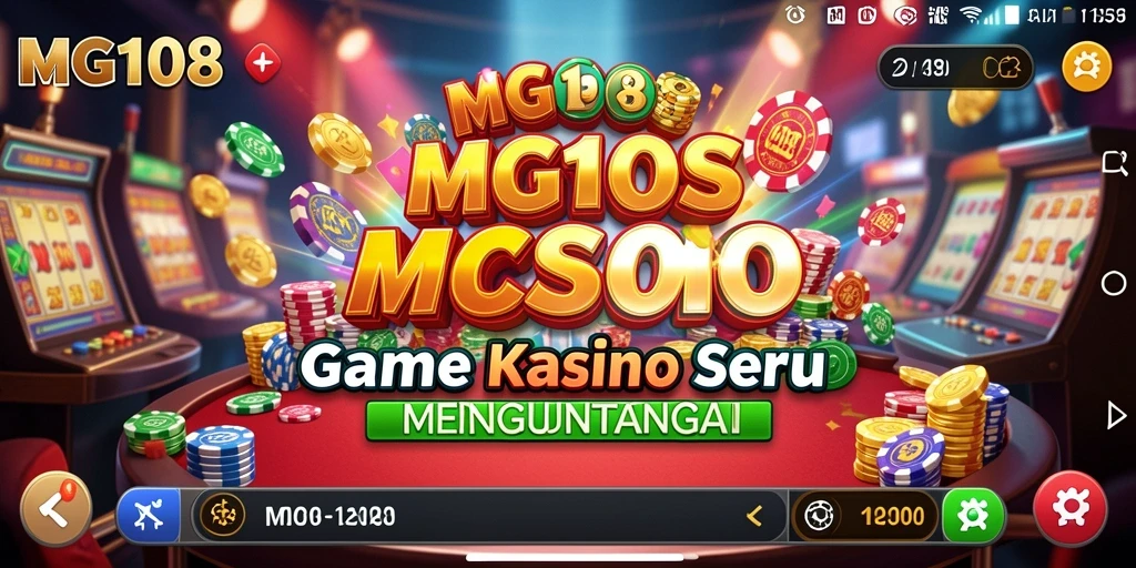 Tampilan seru permainan Kasino di MG108 yang memikat.