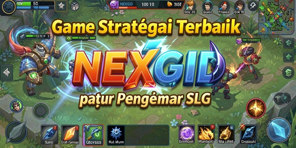 Tampilan gameplay NEXGID yang menarik dan penuh strategi.
