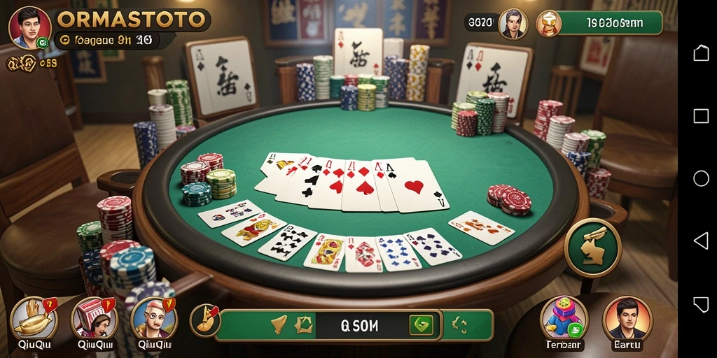Screenshot gameplay QiuQiu yang menarik dari ORMASTOTO.