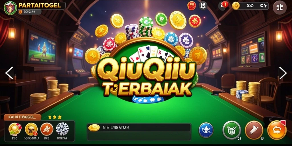 Screenshot gameplay QiuQiu menunjukkan aksi seru dari PARTAITOGEL.