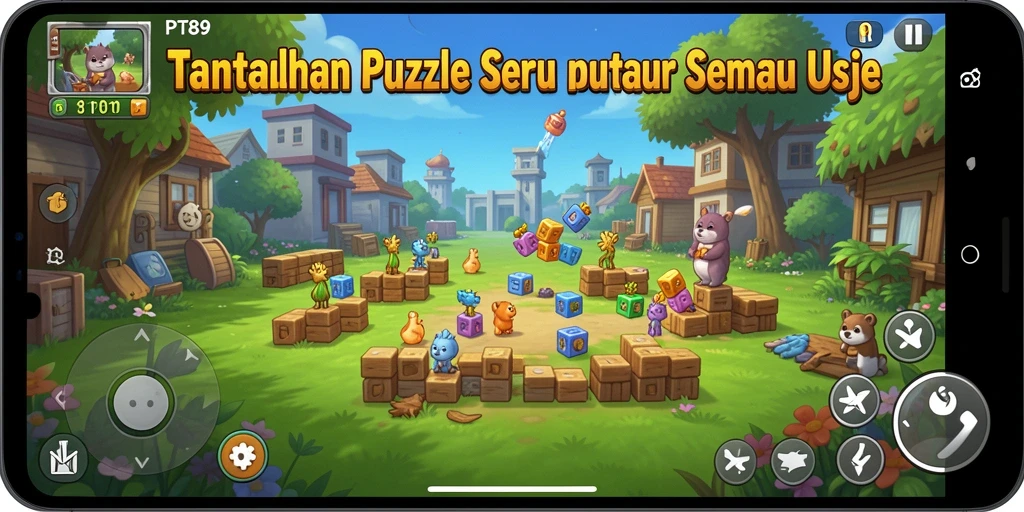 Screenshot PT89 menampilkan gameplay seru dengan teka-teki yang menggugah pikiran.