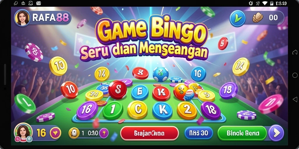 Tampilan gameplay seru di RAFA88 dengan tema Bingo yang menarik.