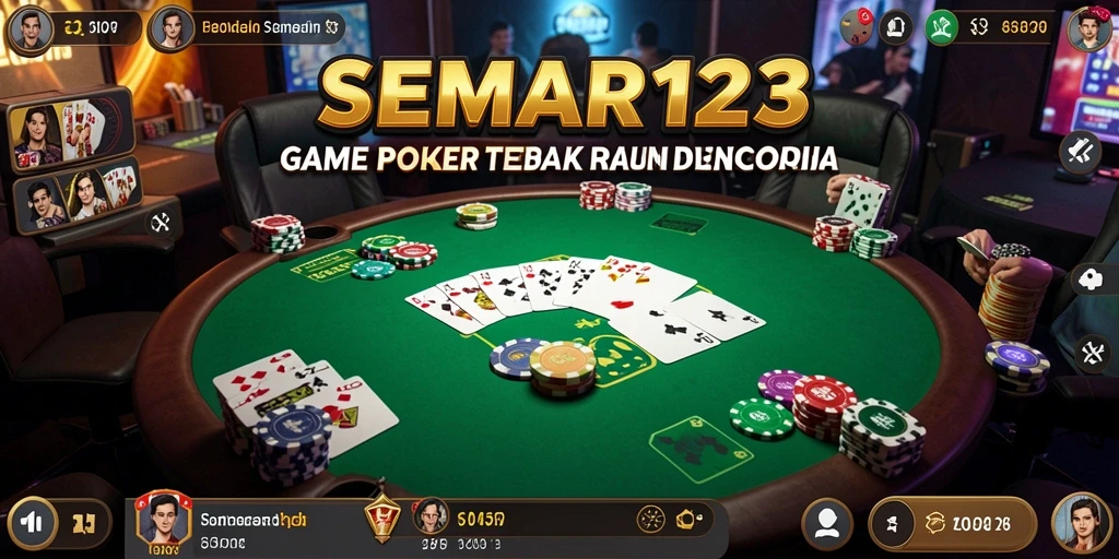Tangkapan layar SEMAR123 menunjukkan gameplay poker yang seru dan menarik.