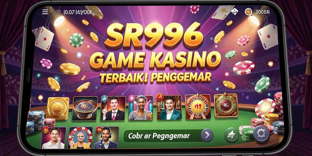 Tampilan menarik gameplay Kasino SR996 yang mendebarkan.