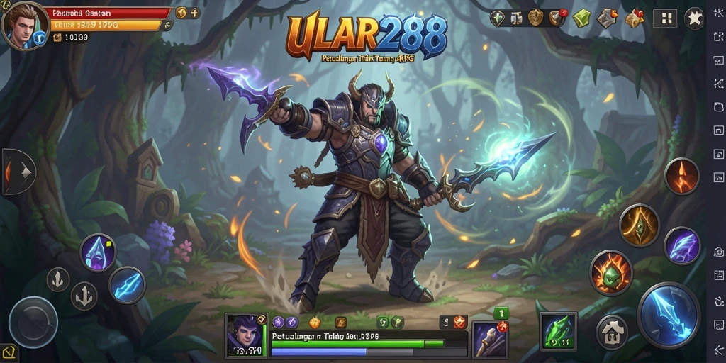 Screenshot ULAR288 menampilkan aksi seru dalam dunia ARPG yang menakjubkan.